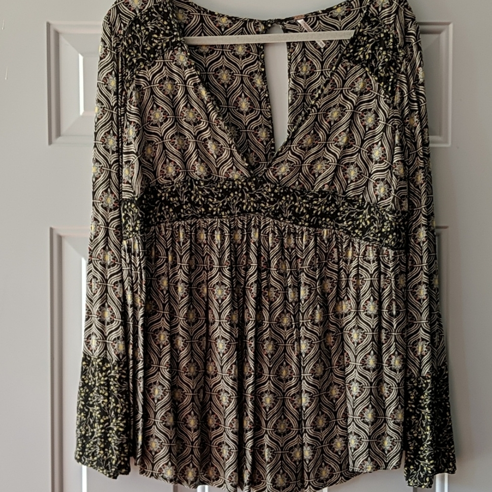 Free People flirty tunic top